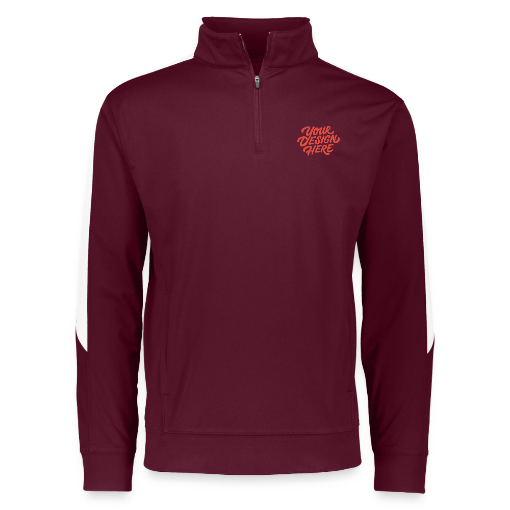 Augusta Sportswear Adult Medalist 2.0 Pullover - maroon/white