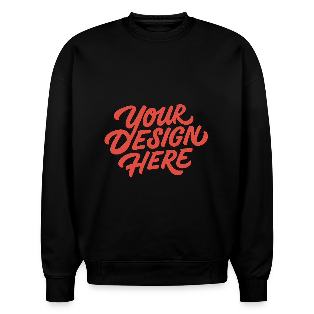 Stanley/Stella Radder Unisex Oversized Organic Sweatshirt - black
