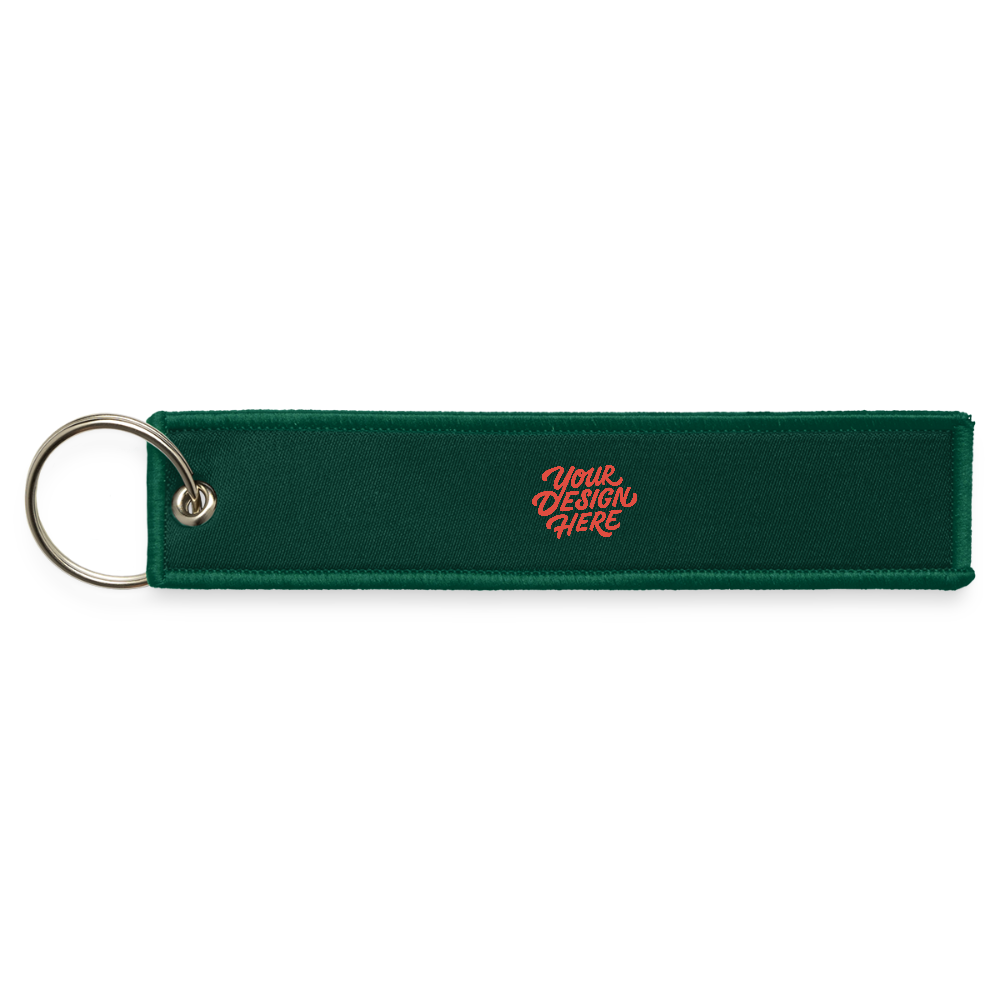 Jet Tag Keychain - hunter green