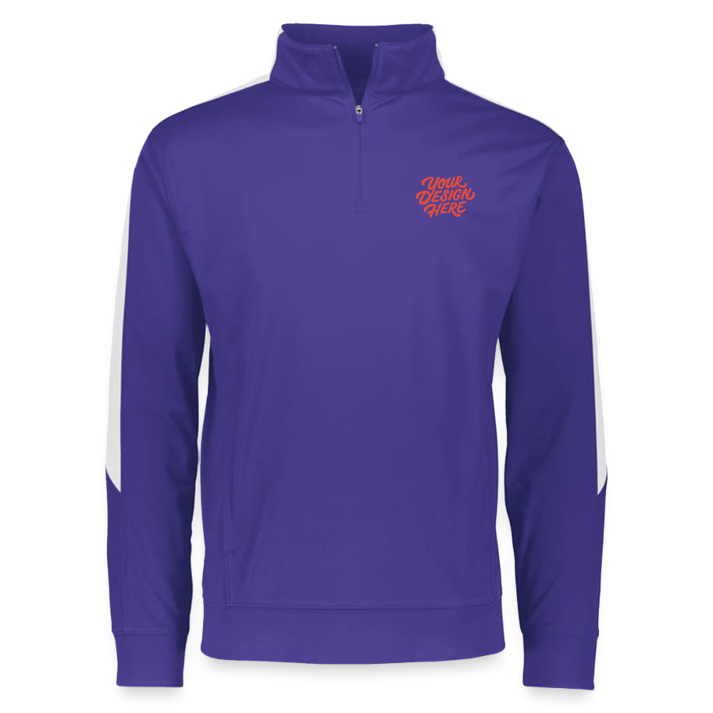 Augusta Sportswear Adult Medalist 2.0 Pullover - purple/white