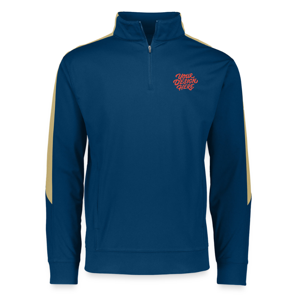 Augusta Sportswear Adult Medalist 2.0 Pullover - navy/vegas gold