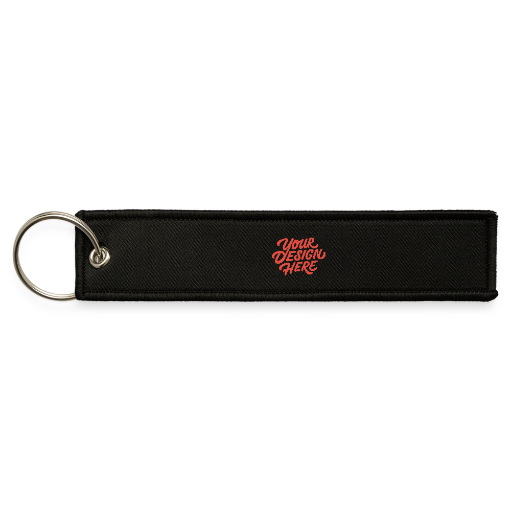 Jet Tag Keychain - black