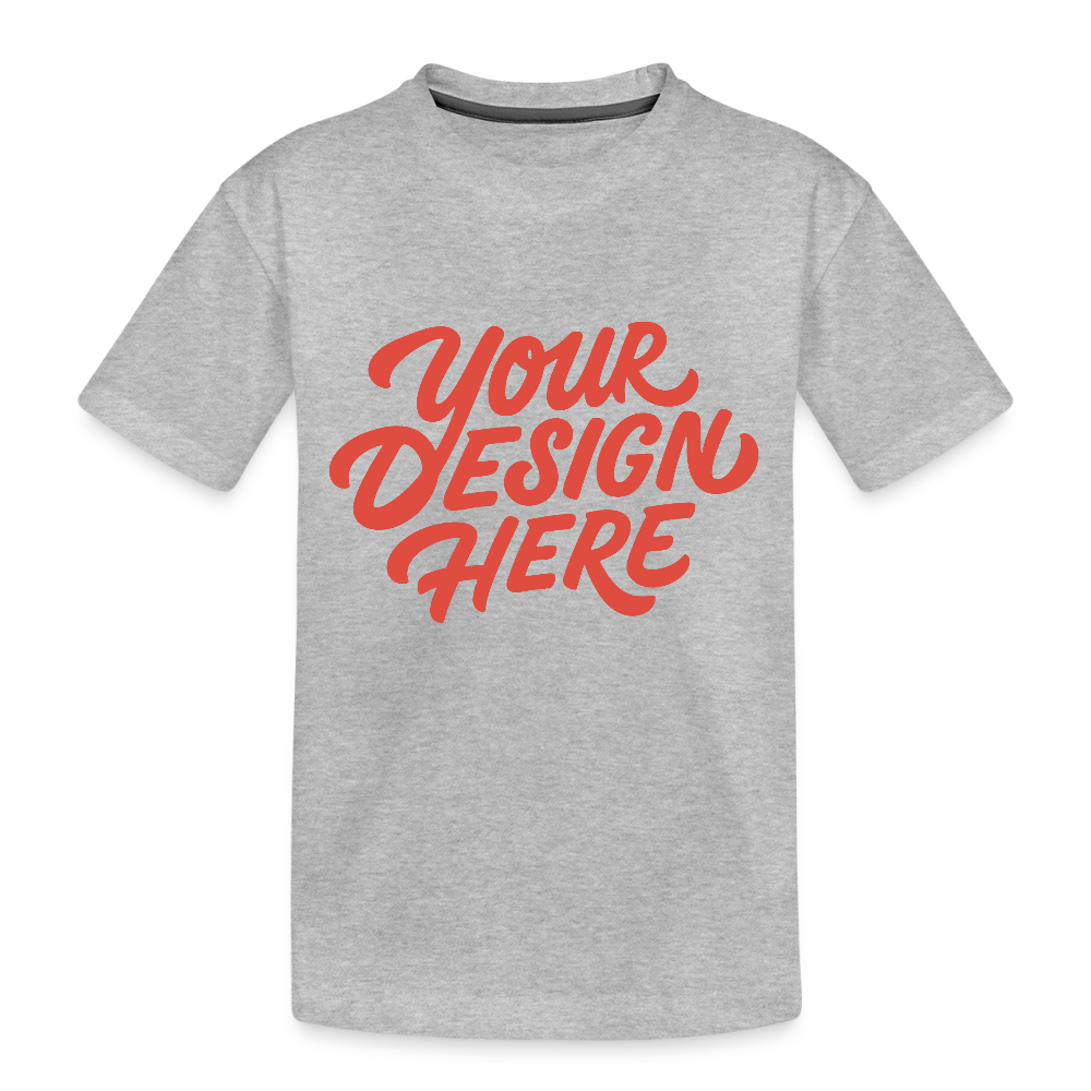 Kid’s Premium Organic T-Shirt - heather gray