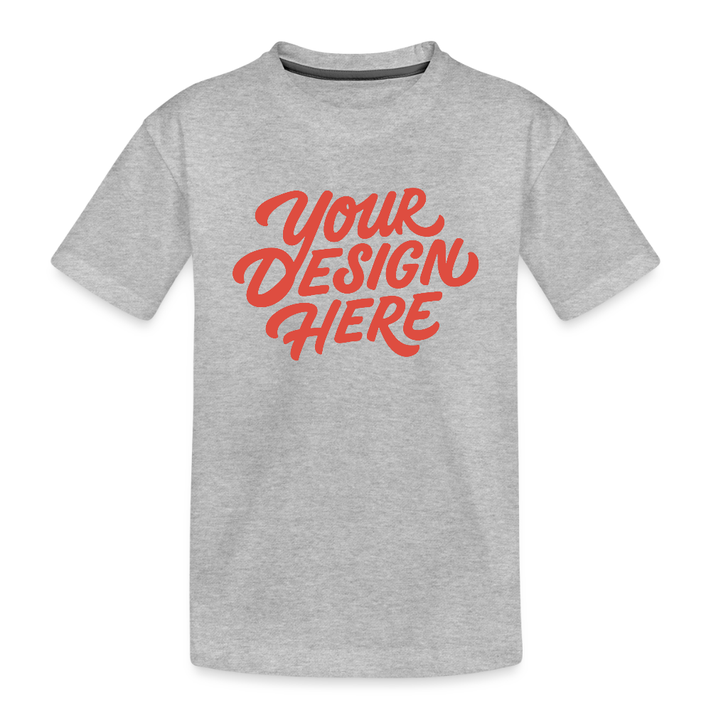 Toddler Premium Organic T-Shirt - heather gray