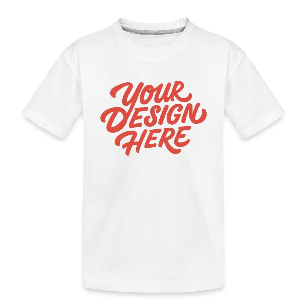 Toddler Premium Organic T-Shirt - white