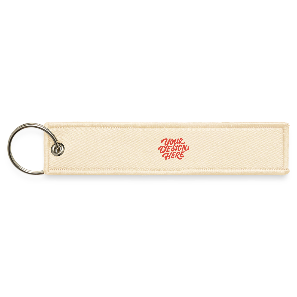 Jet Tag Keychain - creme