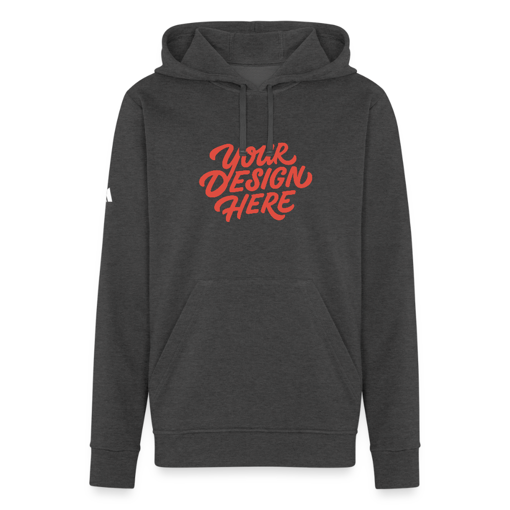 Adidas Unisex Fleece Hoodie - charcoal grey