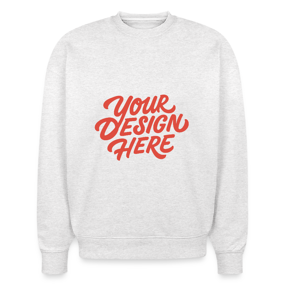 Stanley/Stella Radder Unisex Oversized Organic Sweatshirt - cool heather grey