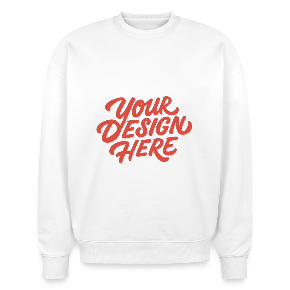 Stanley/Stella Radder Unisex Oversized Organic Sweatshirt - white