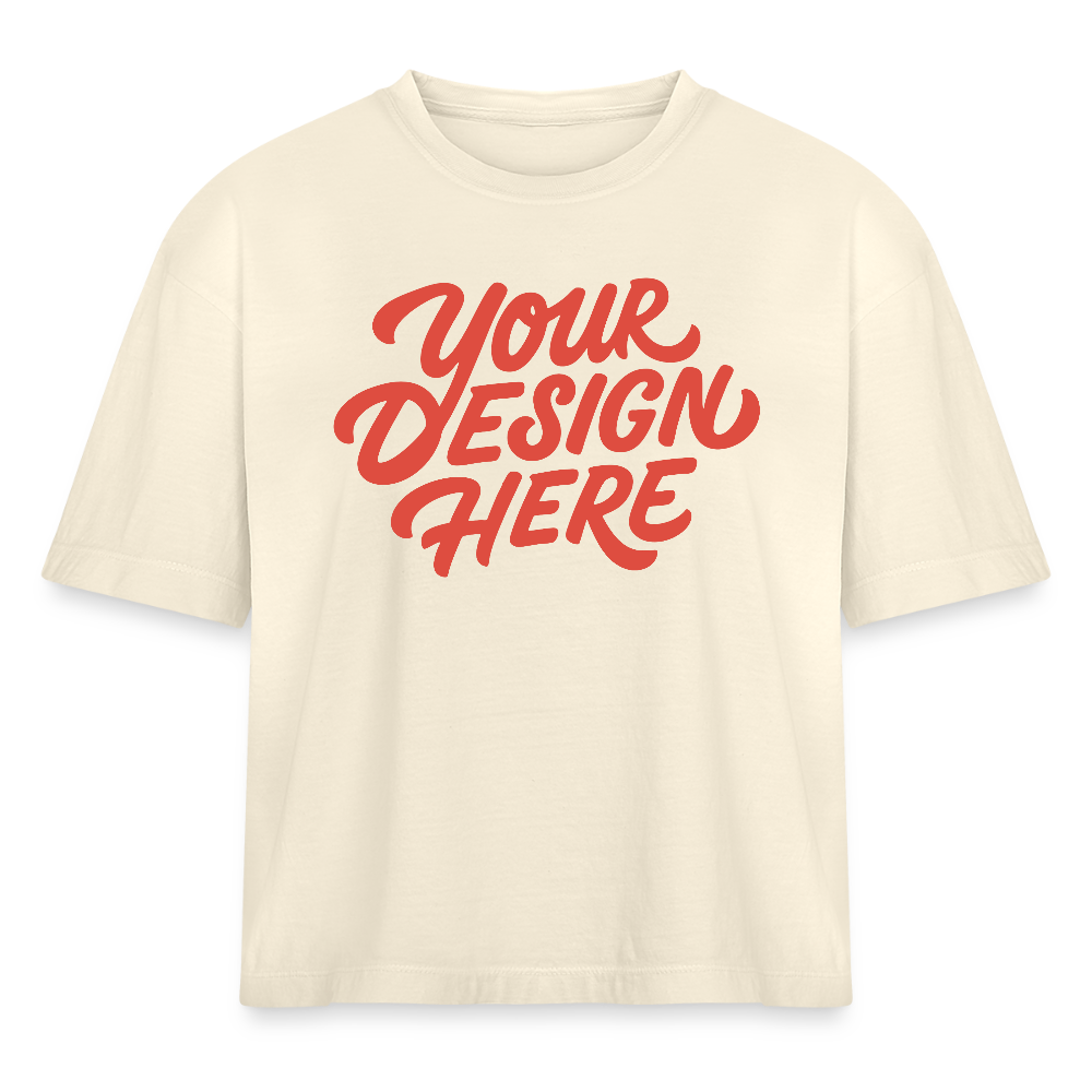 Women's Heavyweight Cropped T-Shirt - ivory