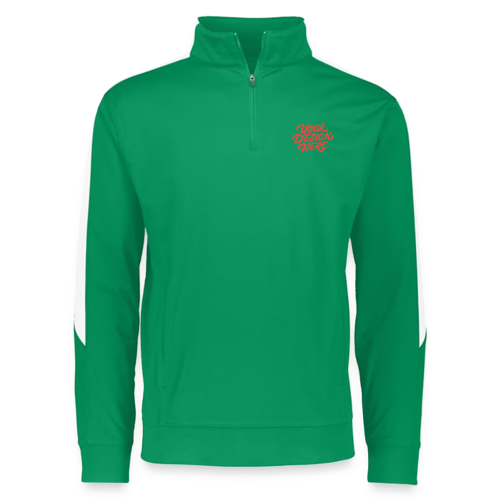 Augusta Sportswear Adult Medalist 2.0 Pullover - kelly green/white