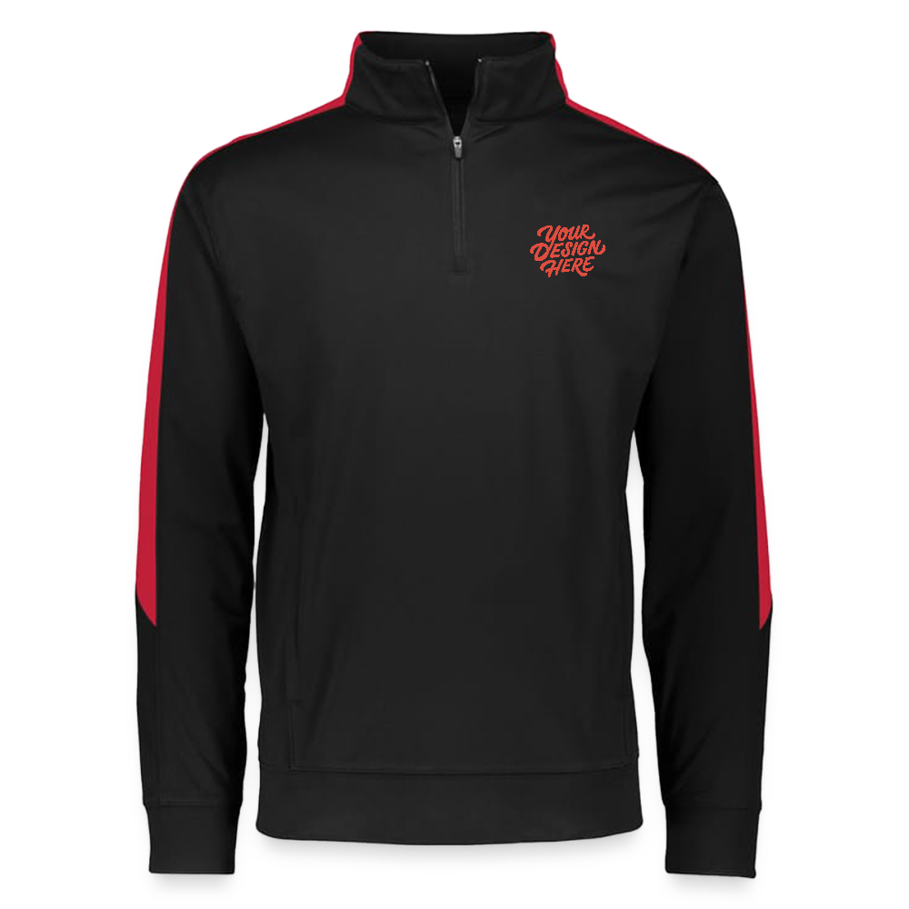 Augusta Sportswear Adult Medalist 2.0 Pullover - black/red