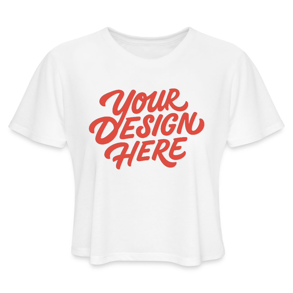 Women's Cropped T-Shirt - white